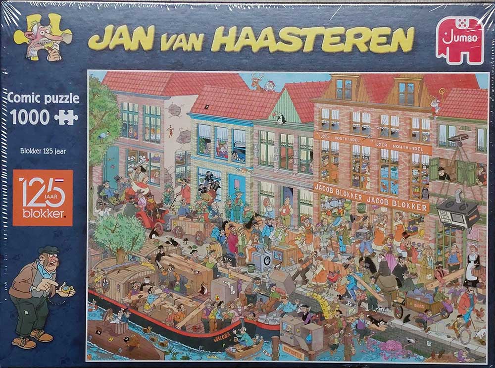 Slink boycot wang Blokker 125 jaar - Jan van Haasteren puzzels EN