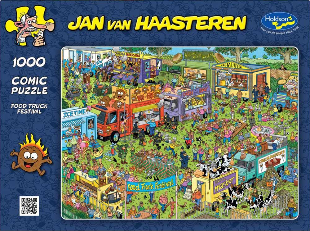 onszelf Oneerlijkheid Inactief Food Truck Festival - Jan van Haasteren puzzels EN