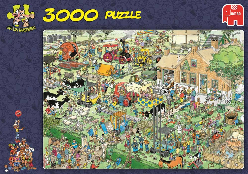 3000-5000 pcs - van puzzels EN